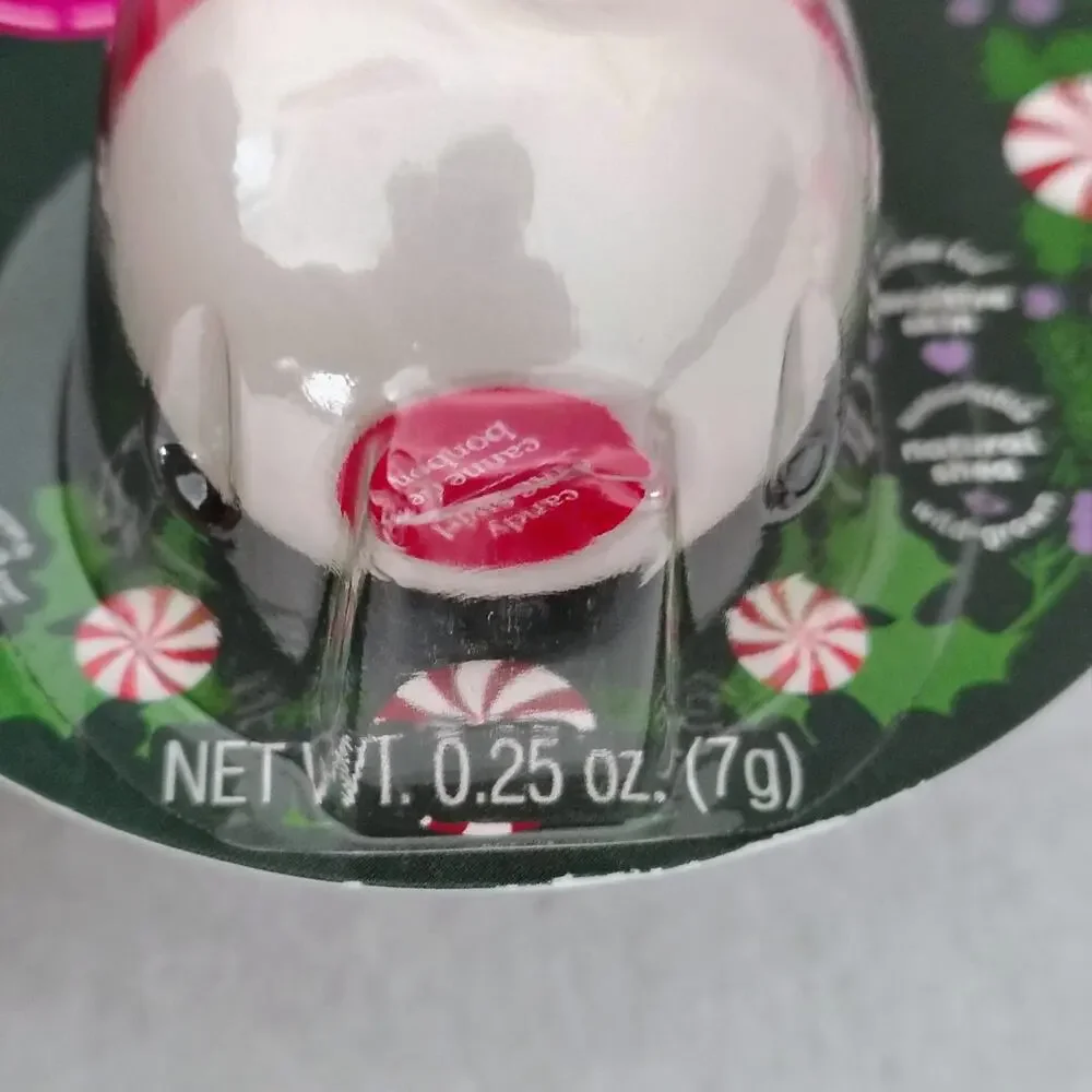 EOS Candy Cane Swirl Lip Balm 0.25 oz. Set of 2 Christmas Limited Edition New